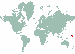 Kwajalein Atoll in world map